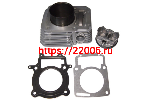 Цилиндр в сборе с поршнем CB250 см3 75мм Zongshen ZS 172FMM Тюнинг (big bore)