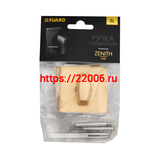 Ручка Fuaro (Фуаро) поворотная BK6.K.ZL52 SSG-39 сатинированное золото фото 2 Ручка Fuaro (Фуаро) поворотная BK6.K.ZL52 SSG-39 сатинированное золото фото 2