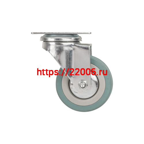 Опора колесная Ajax (Аякс) с площадкой WL/B-60R/50kg резина Опора колесная Ajax (Аякс) с площадкой WL/B-60R/50kg резина