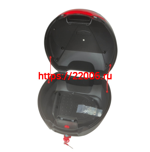 Кофр задний пластик JX  А-13, 30 л., черный фото 2