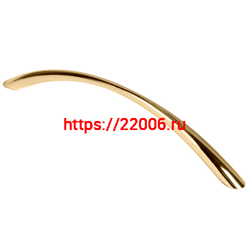 Ручка-скоба Ajax (Аякс) мебельная MB-H-004-128 мм PB золото