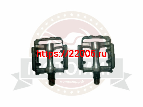 Педали Вело алюминий МТВ + с подшипниками, 93х78,6мм. (FP-958)