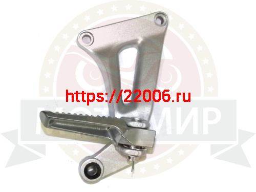 Подножка пассажира FALCON SPEEDFIRE правая, в сборе с кронштейном (RF20118)