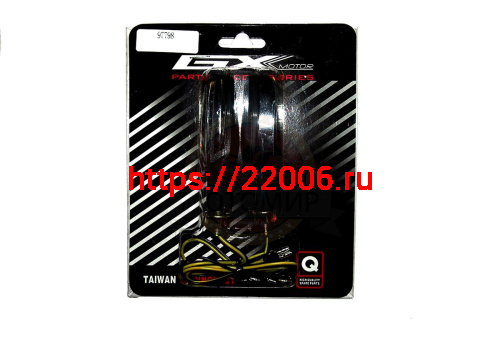 Боковой фонарь (LED) СПОРТБАЙК (9 диодов) черного цвета (компл. - 1 пар)