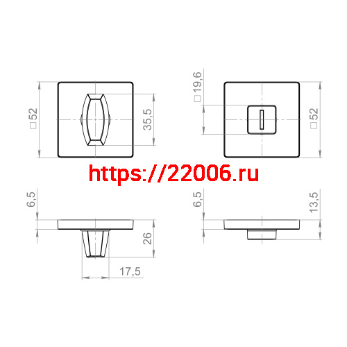 Ручка Fuaro (Фуаро) поворотная BK6.K.ZL52 SSG-39 сатинированное золото фото 3 Ручка Fuaro (Фуаро) поворотная BK6.K.ZL52 SSG-39 сатинированное золото фото 3