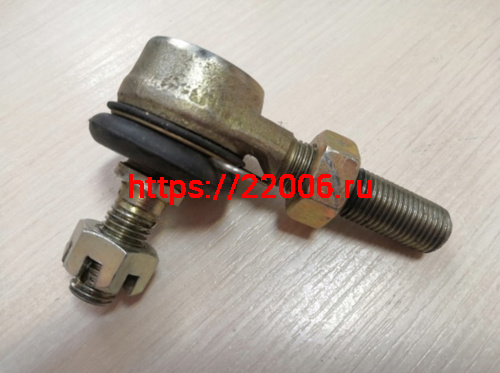 Наконечник рулевой тяги ИРБИС 250, правый (L-80мм, H пальца - 18 мм, D пальца - 10мм, D тяги - 12мм) Наконечник рулевой тяги ИРБИС 250, правый (L-80мм, H пальца - 18 мм, D пальца - 10мм, D тяги - 12мм)