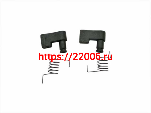 Собачки храповика стартера пластиковые с пружинами (2шт.) для триммера 26-52сс Собачки храповика стартера пластиковые с пружинами (2шт.) для триммера 26-52сс