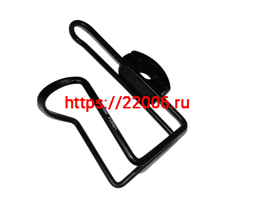 Флягодержатель алюминиевый с креплением на руль, черный, HC 14 Флягодержатель алюминиевый с креплением на руль, черный, HC 14