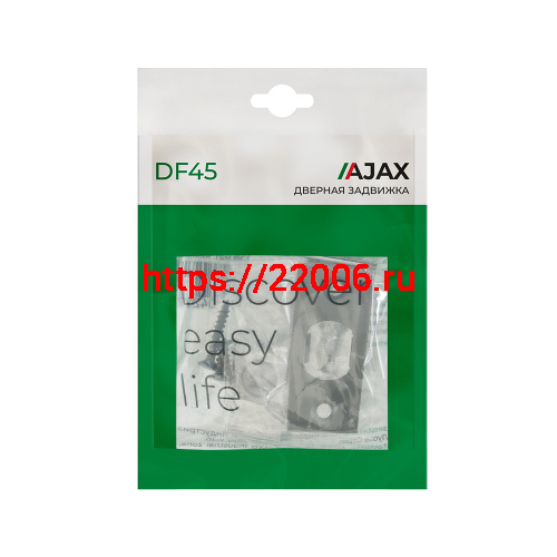 Задвижка Ajax (Аякс) врезная METDF-45 (DF-45) CP хром фото 2