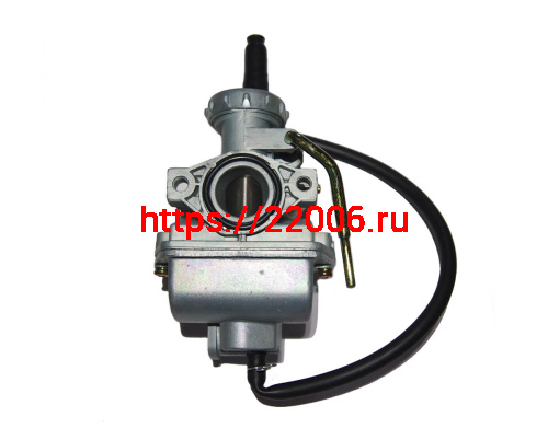 Карбюратор PZ20 Fighter125 флажок металл (флянец вперед) (НАБОР) фото 2