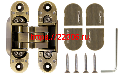 Петля Armadillo (Армадилло) скрытой установки U3D6000 AB (11160UN3D) бронза фото 4 Петля Armadillo (Армадилло) скрытой установки U3D6000 AB (11160UN3D) бронза фото 4