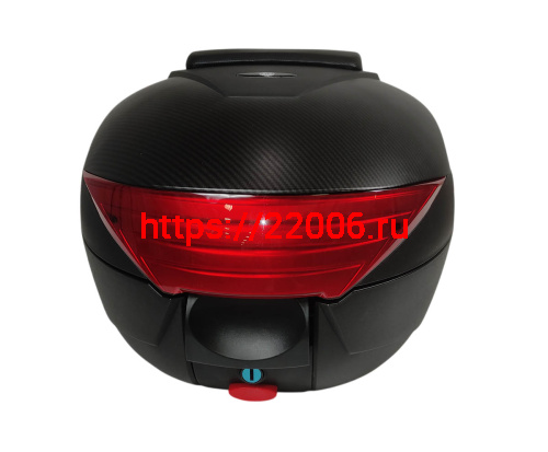 Кофр багажный мото задний CIGNA E-29 29л черный фото 2