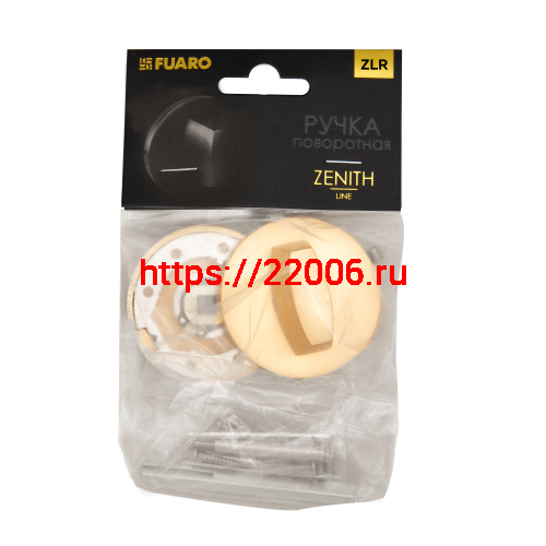 Ручка Fuaro (Фуаро) поворотная BK6.R.ZLR52 SSG-39 сатинированное золото фото 2