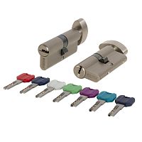 Цилиндровый Punto (Пунто) механизм MaxPro7002Knob80mm(40+10+30) SN никель 7key с вертушкой