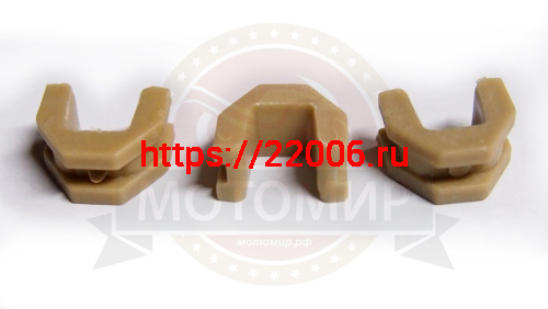 Скользитель вариатора GY6-50 139QMB Honda Dio AF-18/24 (сухарь вариатора) (в 1 компл=3 шт.)